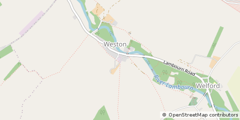 Map of Newbury, Berkshire