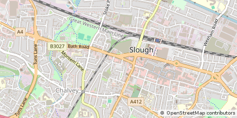 Map of Slough