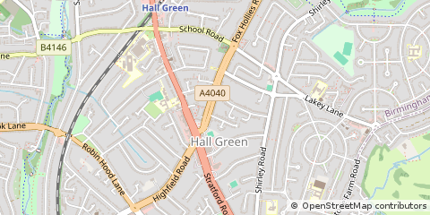 Map of Birmingham