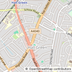 Map of Birmingham