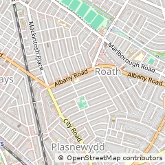 Map of Cardiff