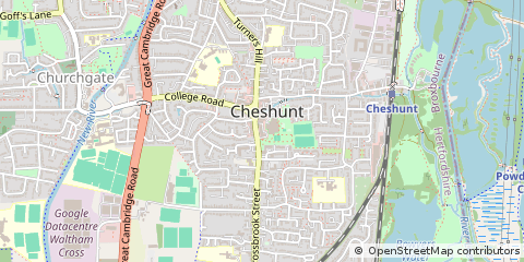 Map of Cheshunt, EN8 8LF