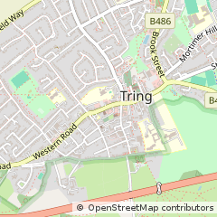 Map of Tring, Hertfordshire