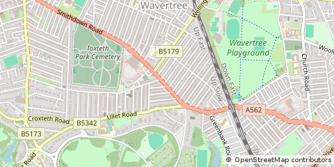 Map of Merseyside