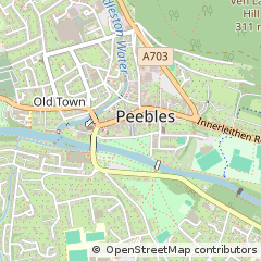 Map of Peebles