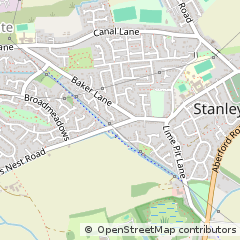 Map of Wakefield, West Yorkshire