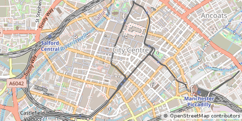 Map of Manchester