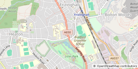 Map of Bradford