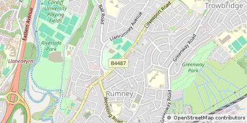 Map of Cardiff