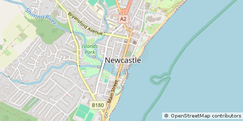 Map of Newcastle