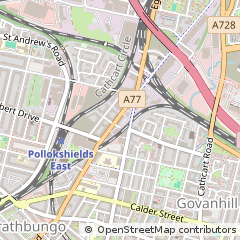 Map of Glasgow