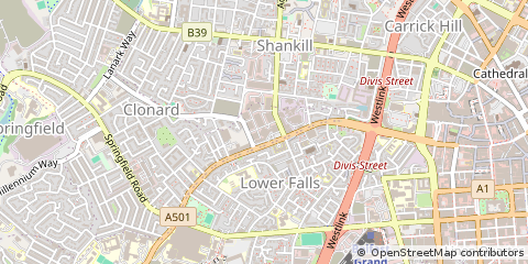 Map of Belfast