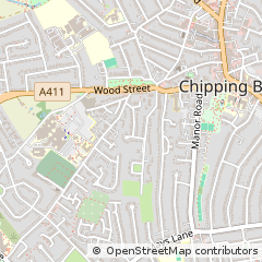 Map of Barnet, Hertfordshire