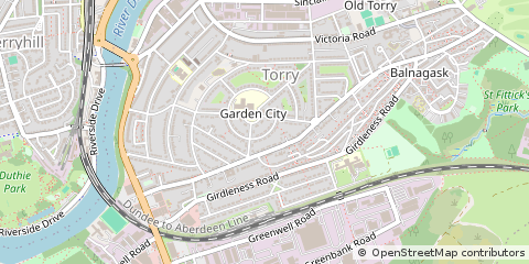 Map of Aberdeen