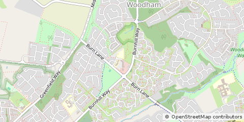 Map of Newton Aycliffe, Co Durham