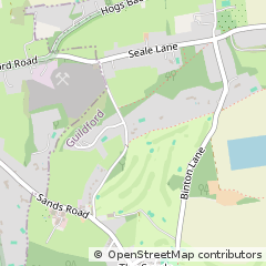 Map of Farnham, Surrey
