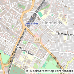 Map of Leicester