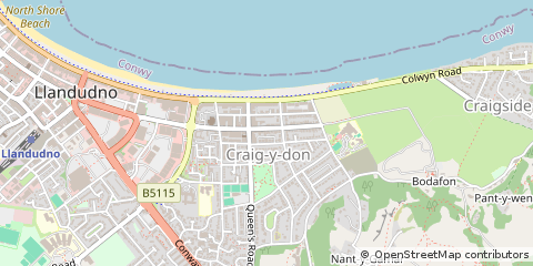 Map of Llandudno