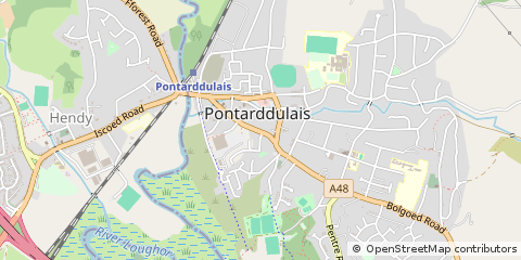 Map of Swansea
