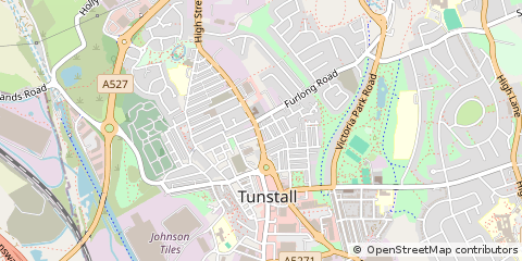 Map of Stoke-on-Trent