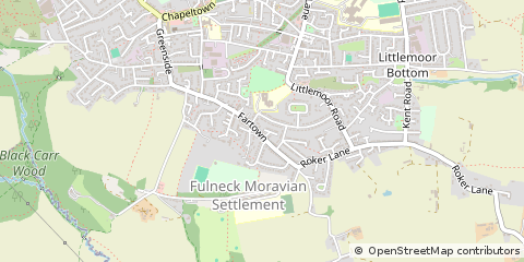 Map of Pudsey