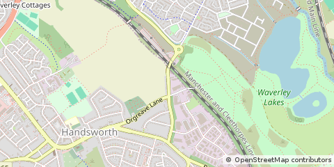 Map of Sheffield