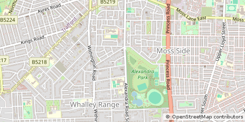 Map of Manchester
