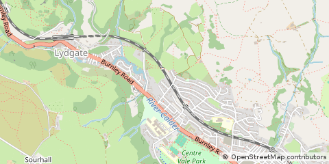 Map of Todmorden