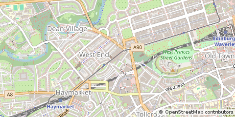 Map of Edinburgh, Lothians