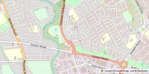 Map of Hull