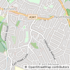 Map of Bournemouth
