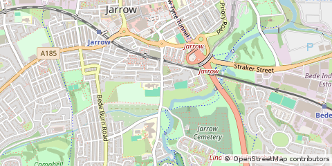 Map of Jarrow