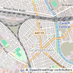 Map of Cardiff