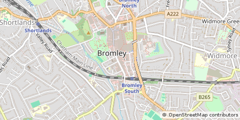Map of Bromley