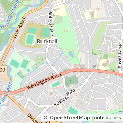 Map of Stoke on Trent, Staffordshire
