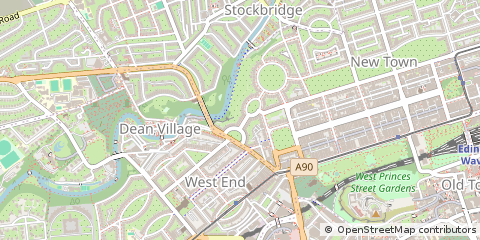 Map of Edinburgh