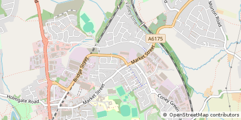 Map of Chesterfield, Derbyshire