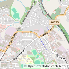 Map of Chesterfield, Derbyshire