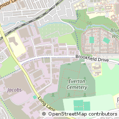 Map of Liverpool, Merseyside