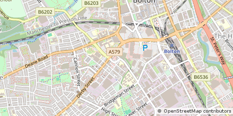 Map of Bolton