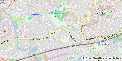 Map of Hinckley