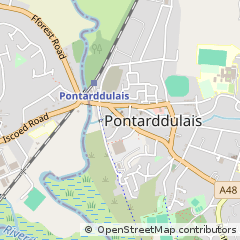 Map of Swansea