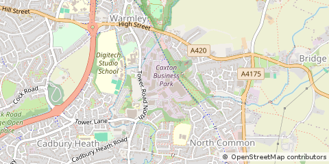 Map of Bristol