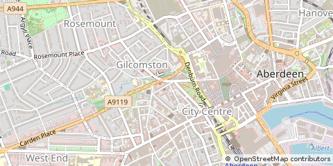 Map of Aberdeen