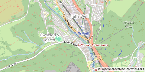 Map of Cardiff