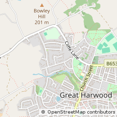 Map of Blackburn, Lancashire