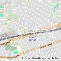 Map of Ilford, Essex