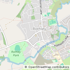 Map of Rothley, Leicestershire
