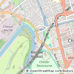 Map of Chester, Cheshire