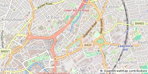 Map of Bristol